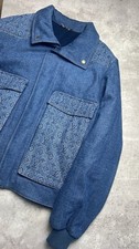Louis Vuitton Denim Monogram Jacket Size Large Authentic Excellent Condition