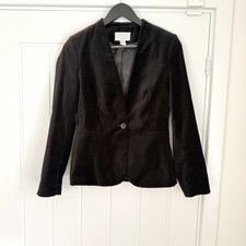Black Velvet Blazer UK 8 H&M