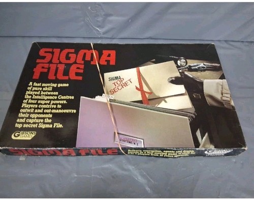 Sigma file board game gibsons - file,