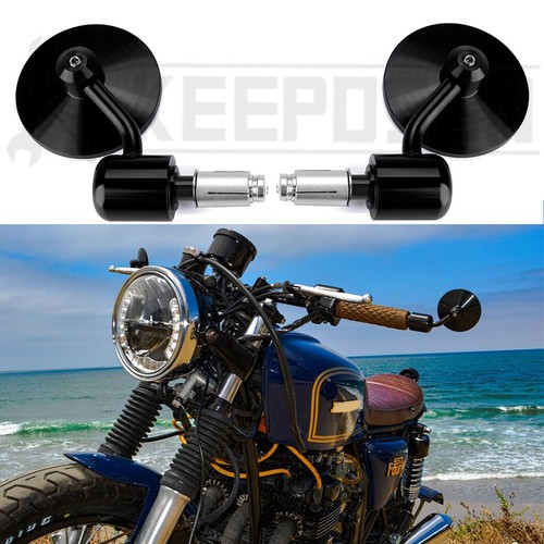 Round motorcycle bar end - bar,