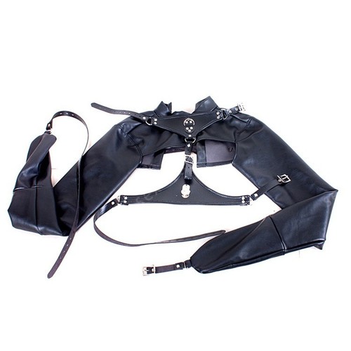 Black straight jacket open - jacket,