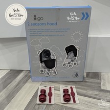 ?New Mothercare 2 Seasons Sunshade and Weathershield Hood & 2 MGo connectors ?