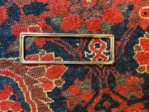 Radio frame chromed metal - frame, for