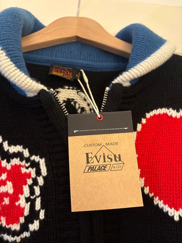 Palace evisu cowichan knit - x,