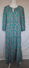 Women's Summer Flower Puff Sleeve Dress Size 12/14