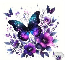 PURPLE BUTTERLY DTF Heat Press