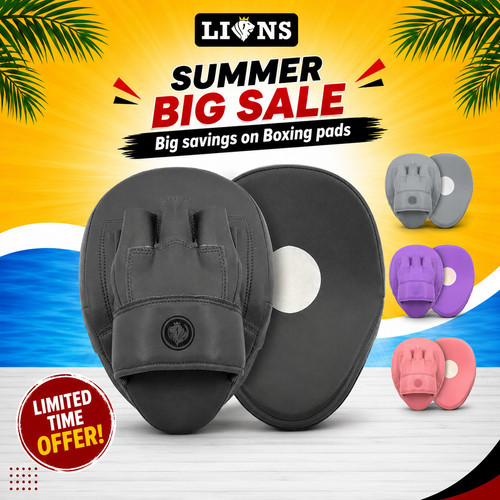 Lions boxing focus pads hook - boxing,
