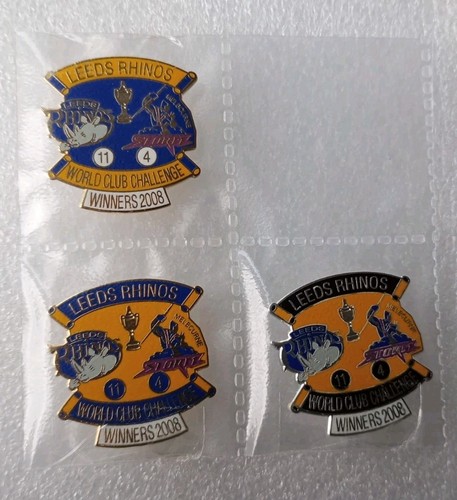 Leeds rhinos world club - 3x,