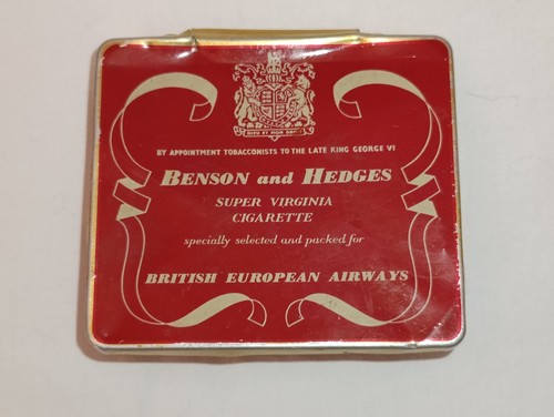 Empty benson hedges - benson, british