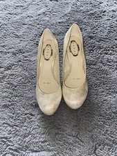 Size 4 Debut Gold Shoes
