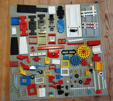 Vintage lego train - train, town
