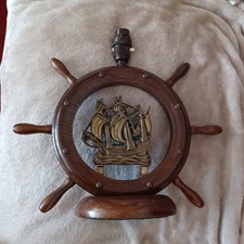 Vintage wooden Ships  Wheel