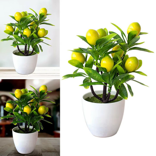 18cm artificial fruits lemon - artificial,