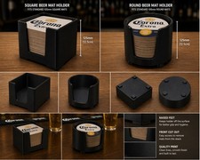 Square Circle Beer Mat Holder