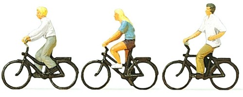 Preiser 10336 cyclist - cyclist, figure