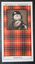 BRUCE  Scottish Clan Tartan   Vintage 1927 Illustrated Card  HE24M