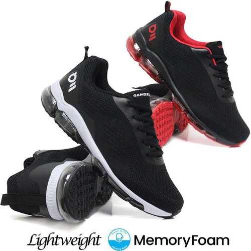 Mens memory foam trainers - memory,