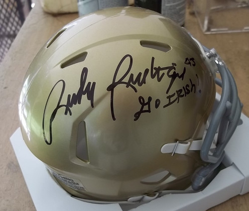 Rudy ruettiger autograph - rudy,