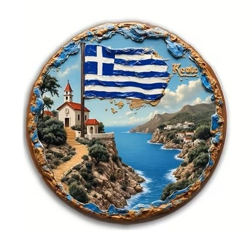 Fridge magnet greece flag - magnet,