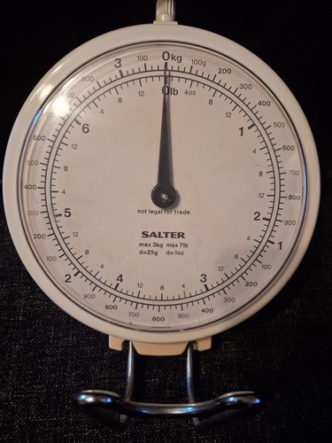Vintage salter wall hanging - salter,