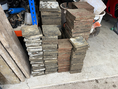 Victorian 6x6 inch floor - , tiles