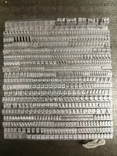 Letterpress Type - 14pt Gill