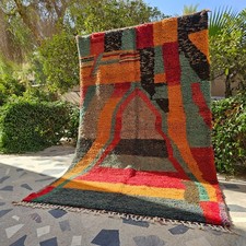 Large Morrocan rug, Colorful Berber Carpet, Beniourain rug, Wool Rug living room