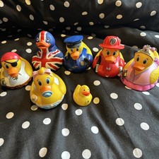 Rubber Duck Ducky Bundle Joblot pirate policeman fireman princess baby Bath Toys