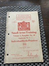 Small Arms Training Individual