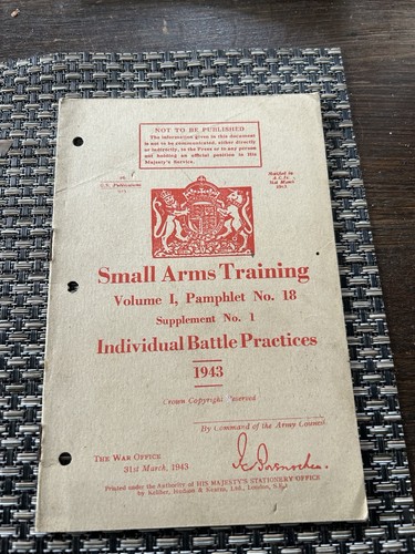 Small arms training - small, individual