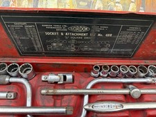 GORDON SOCKET SET NO.488 I/2"