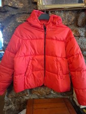 ladies  Red Puffa Jacket  XL