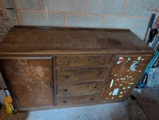 Vintage Retro Oak Utility