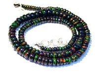 Ethiopian Black Opal Beads