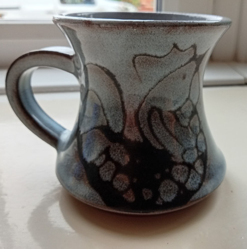 Art pottery slipware mug - mug,