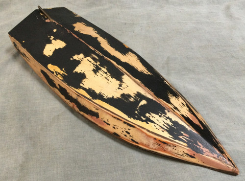 Vintage wood boat hull - boat,