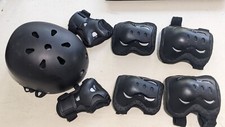 JBM Skate Cycle Pad Full Set Plus Helmet Teenage Size L. Used Once Only.