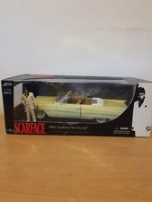 Scarface Cadillac Al Pacino Model Car. With Tony Montana figure. Near MINT cond.