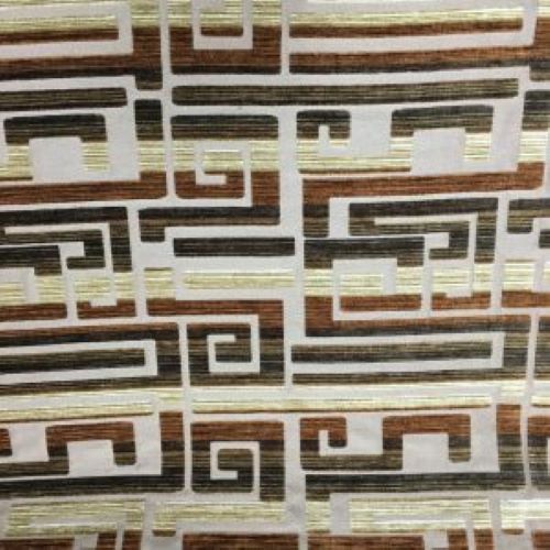 Brown retro block patterned - retro,