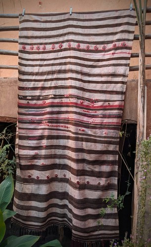 Vintage moroccan blanket - vintage,