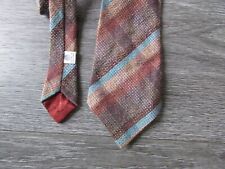 Tartan Design Pattern all Wool Tie by Vardoc Woven & Made in Oxford England