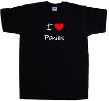 I Love Heart Ponies T-Shirt