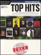 Top Hits Trombone Playalong Music Book/Audio plus Key Signature Bookmark