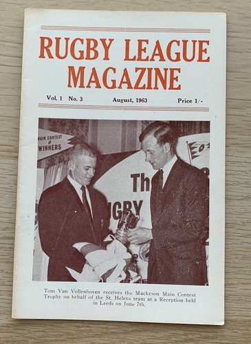Rugby league magazine vol - rugby,