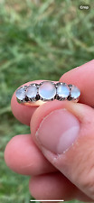 9ct gold Antique Moonstone ring. 375