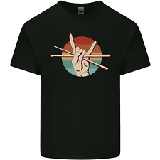 Drum Salute Drummer Drumming Mens Cotton T-Shirt Tee Top