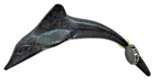 Solid bronze dolphin - solid,