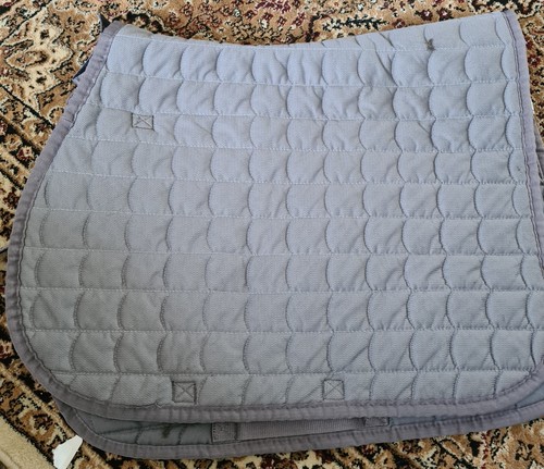 Horze grey padded numnah - padded,