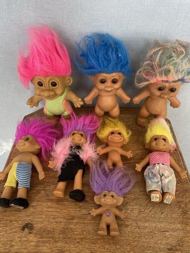Vintage russ troll toy - vintage, dolls