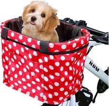 XIZHI Dog Bike Basket Bag with